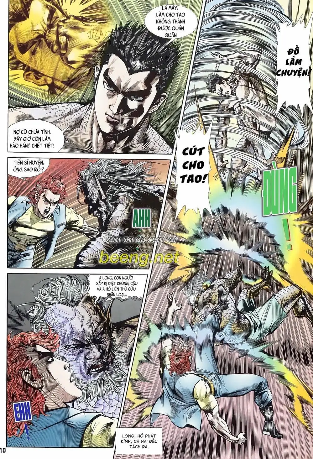 Truyện Tranh Long Hổ 5 Thế trang 8