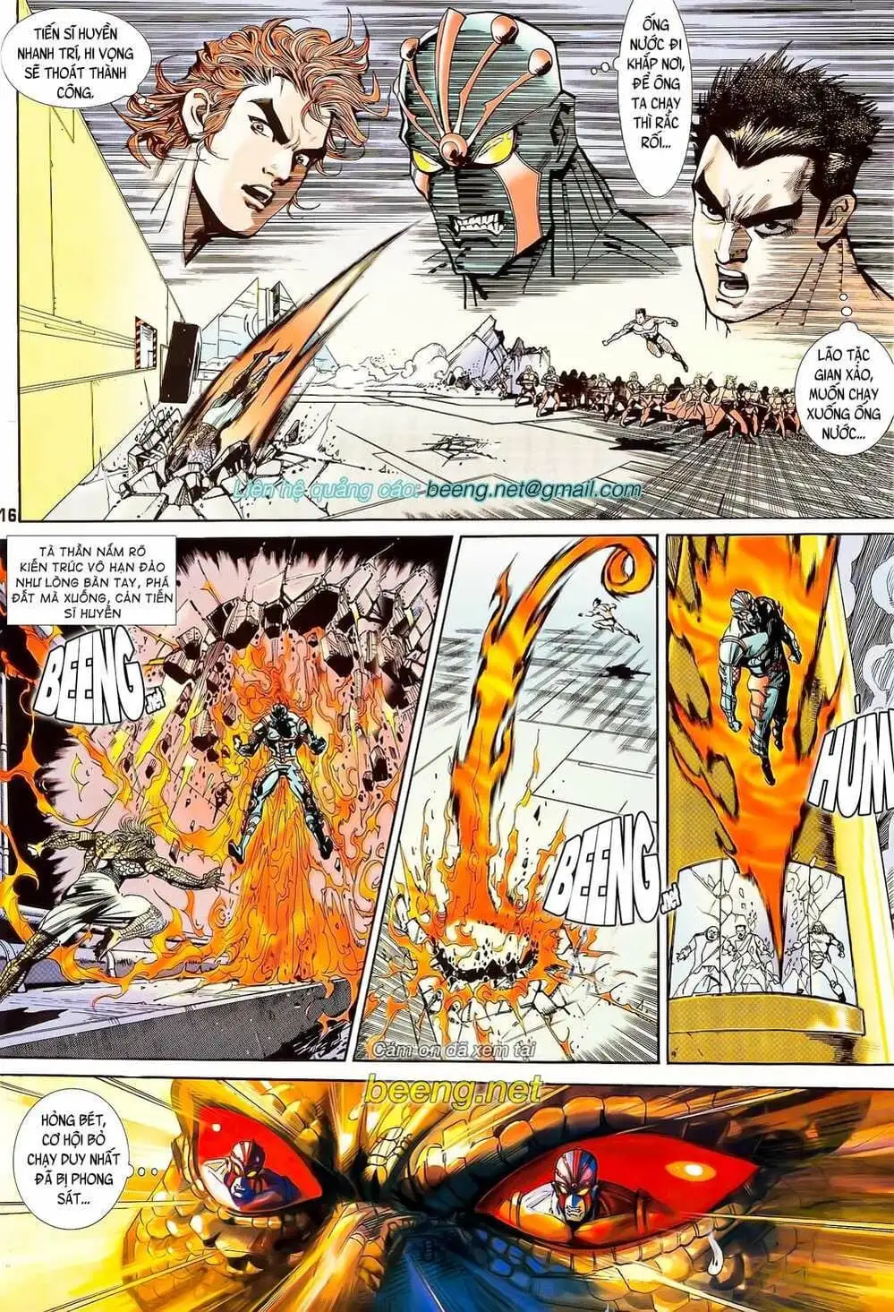 Truyện Tranh Long Hổ 5 Thế trang 8