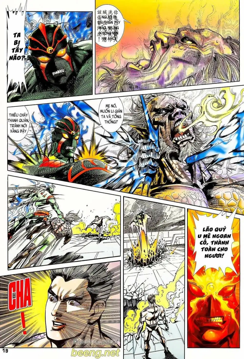 Truyện Tranh Long Hổ 5 Thế trang 8