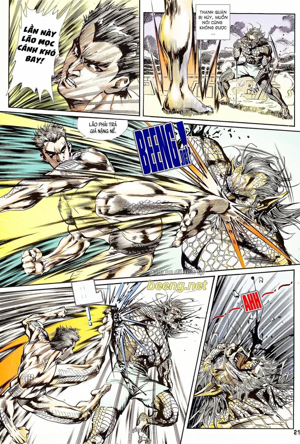 Truyện Tranh Long Hổ 5 Thế trang 8