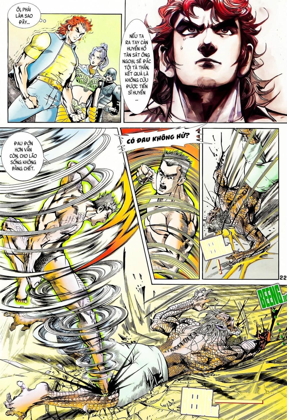 Truyện Tranh Long Hổ 5 Thế trang 8