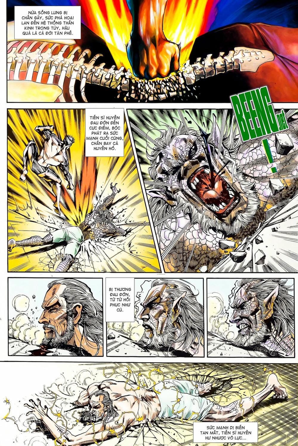 Truyện Tranh Long Hổ 5 Thế trang 8
