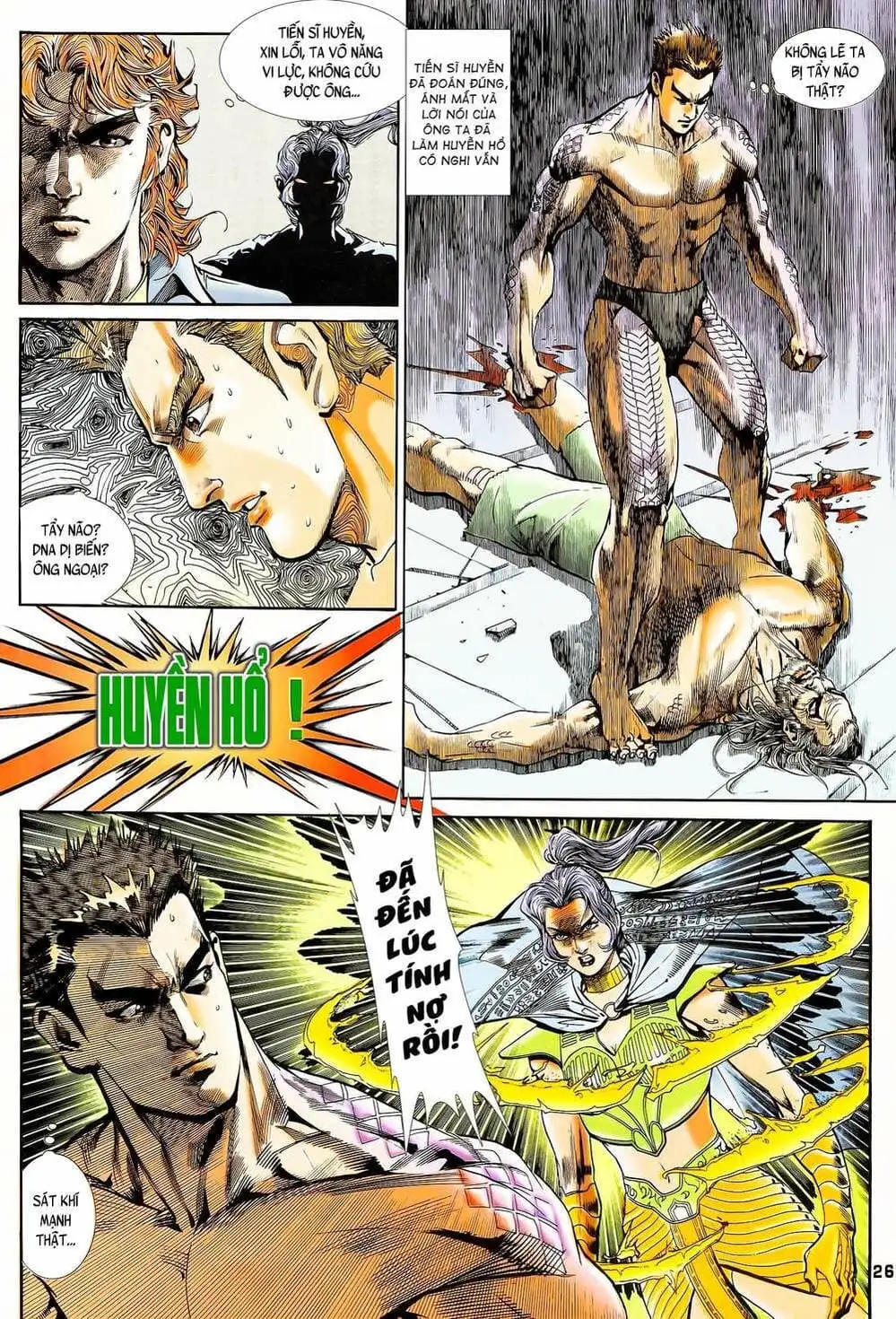 Truyện Tranh Long Hổ 5 Thế trang 8