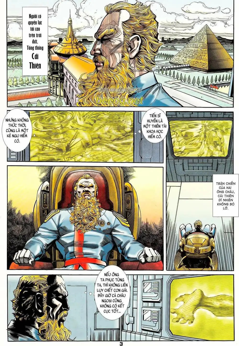 Truyện Tranh Long Hổ 5 Thế trang 8