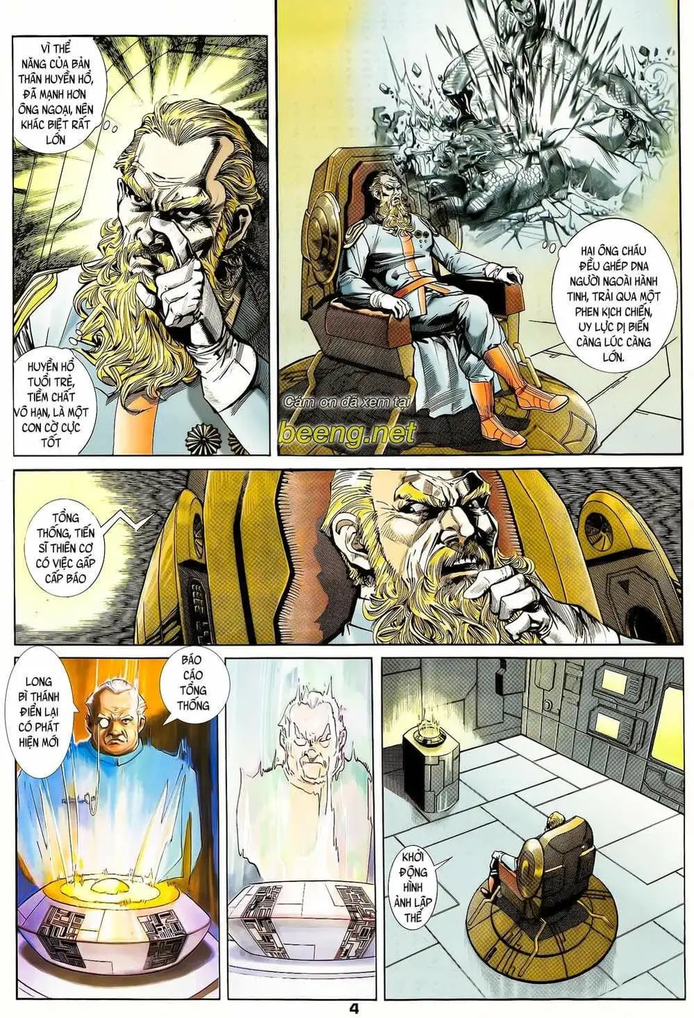 Truyện Tranh Long Hổ 5 Thế trang 8
