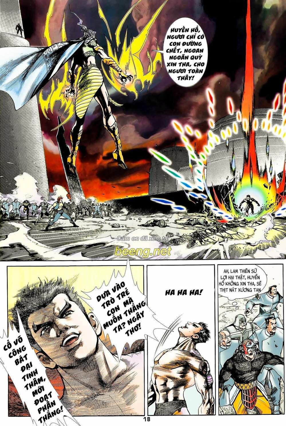 Truyện Tranh Long Hổ 5 Thế trang 8