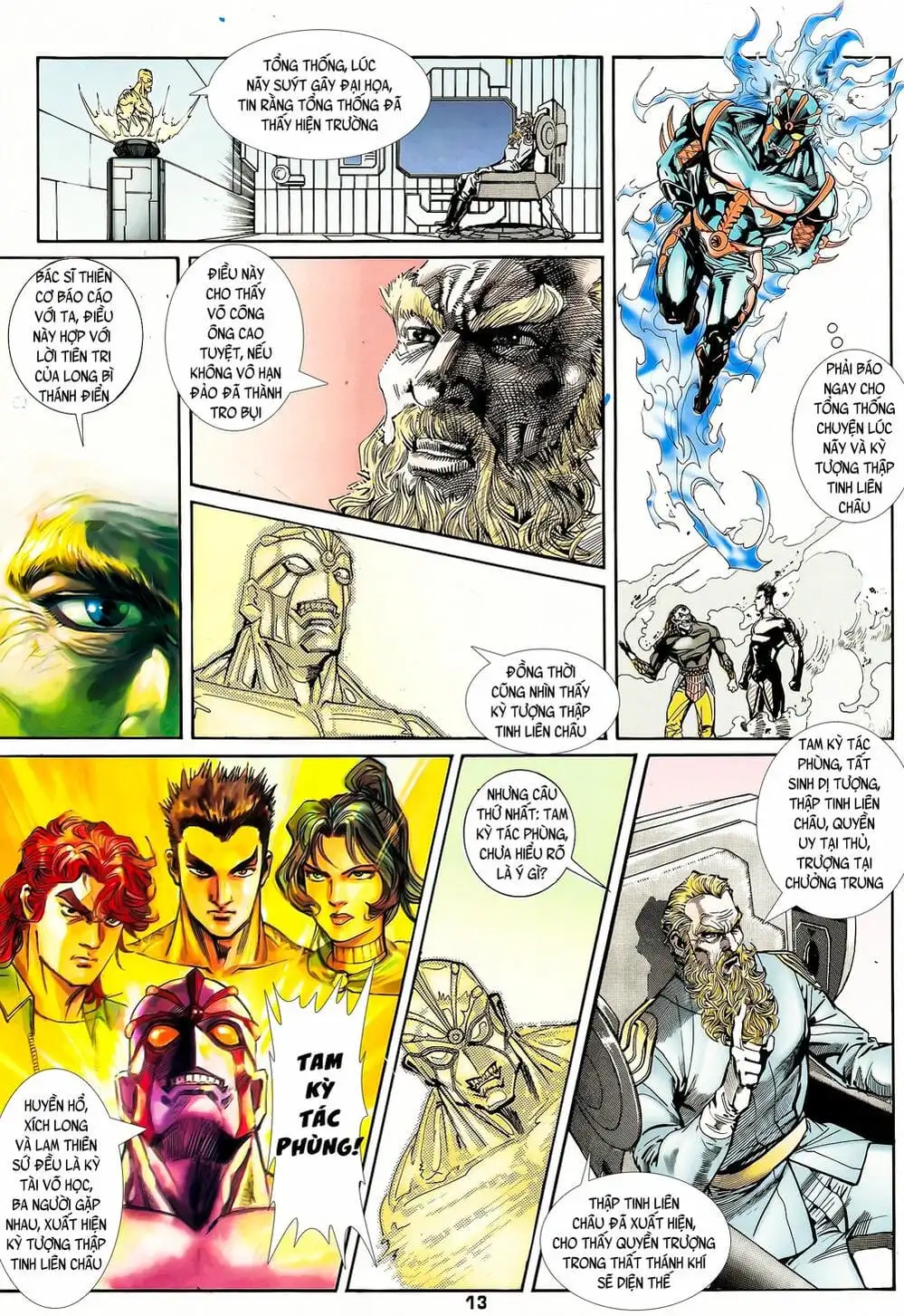 Truyện Tranh Long Hổ 5 Thế trang 8