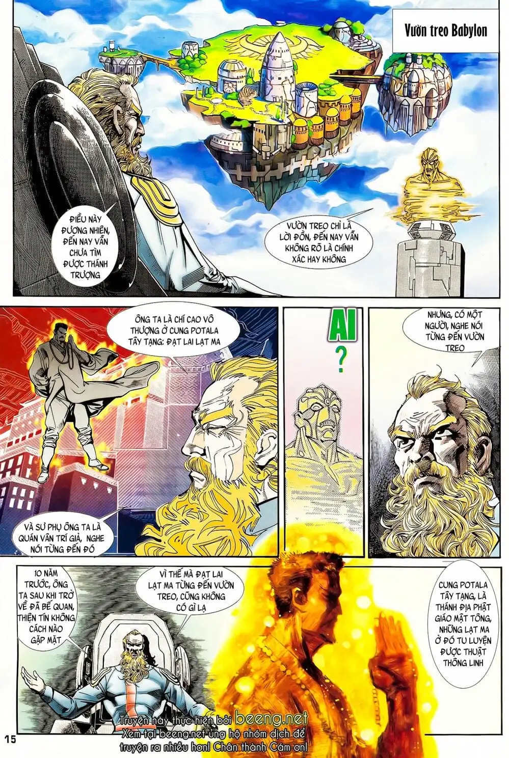 Truyện Tranh Long Hổ 5 Thế trang 8