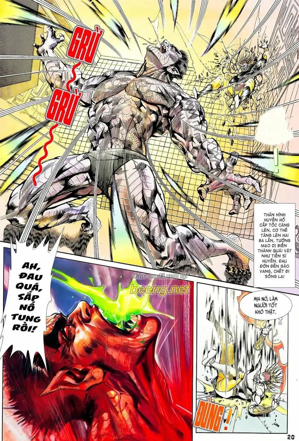 Truyện Tranh Long Hổ 5 Thế trang 8