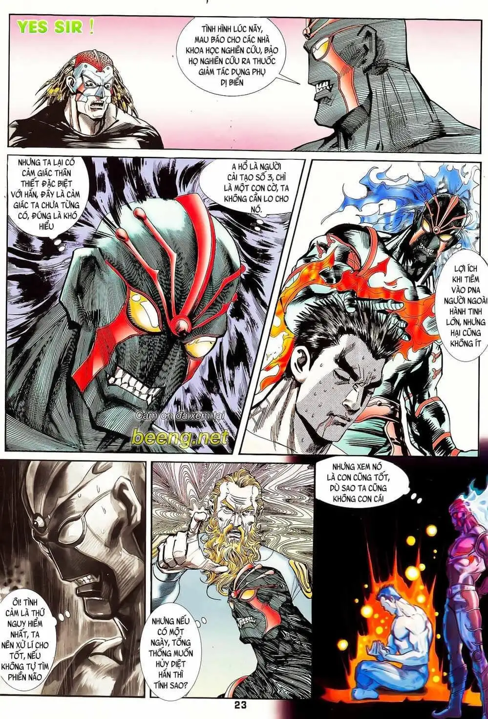 Truyện Tranh Long Hổ 5 Thế trang 8