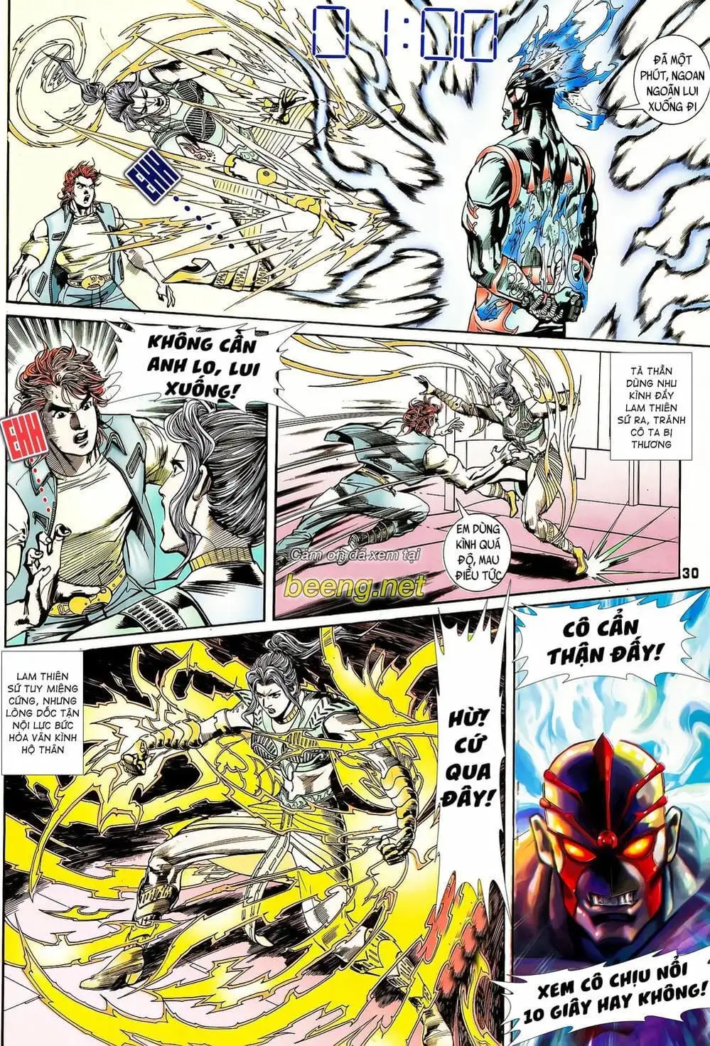 Truyện Tranh Long Hổ 5 Thế trang 8