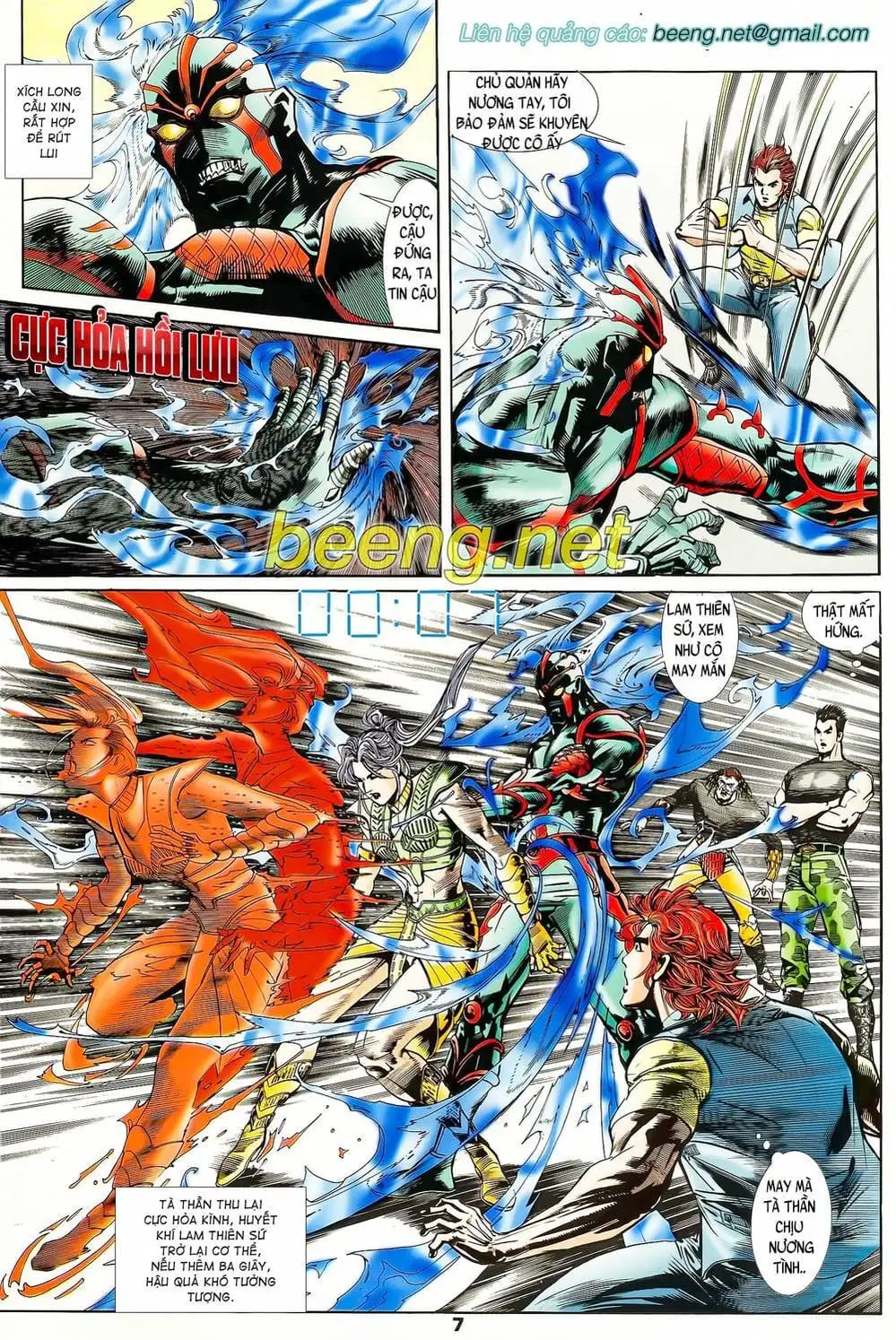 Truyện Tranh Long Hổ 5 Thế trang 8