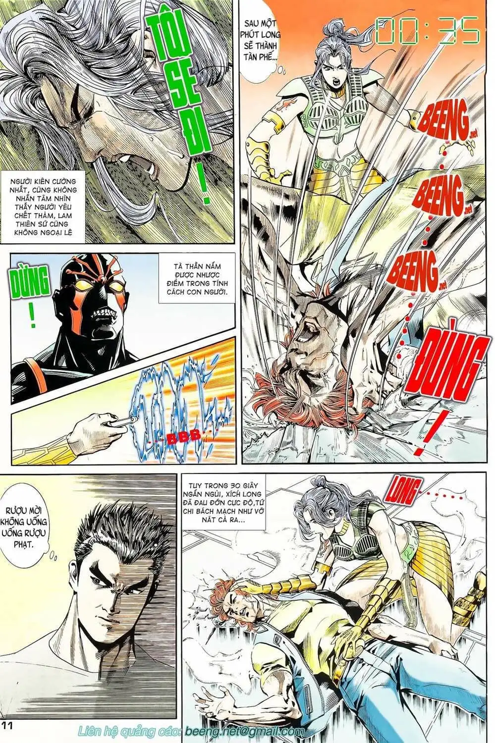 Truyện Tranh Long Hổ 5 Thế trang 8