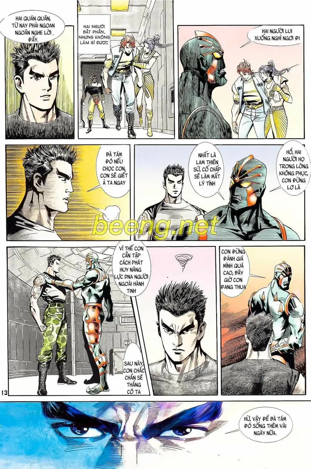 Truyện Tranh Long Hổ 5 Thế trang 8