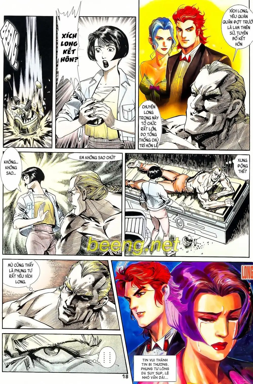 Truyện Tranh Long Hổ 5 Thế trang 8