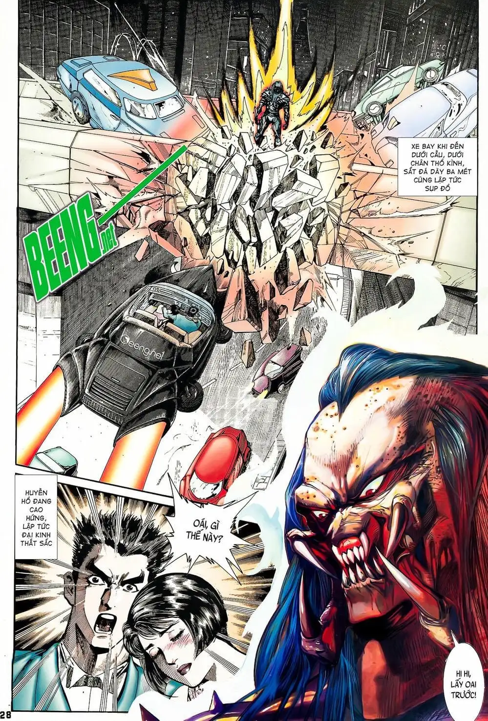 Truyện Tranh Long Hổ 5 Thế trang 8