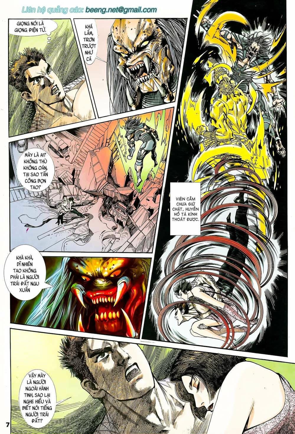 Truyện Tranh Long Hổ 5 Thế trang 8