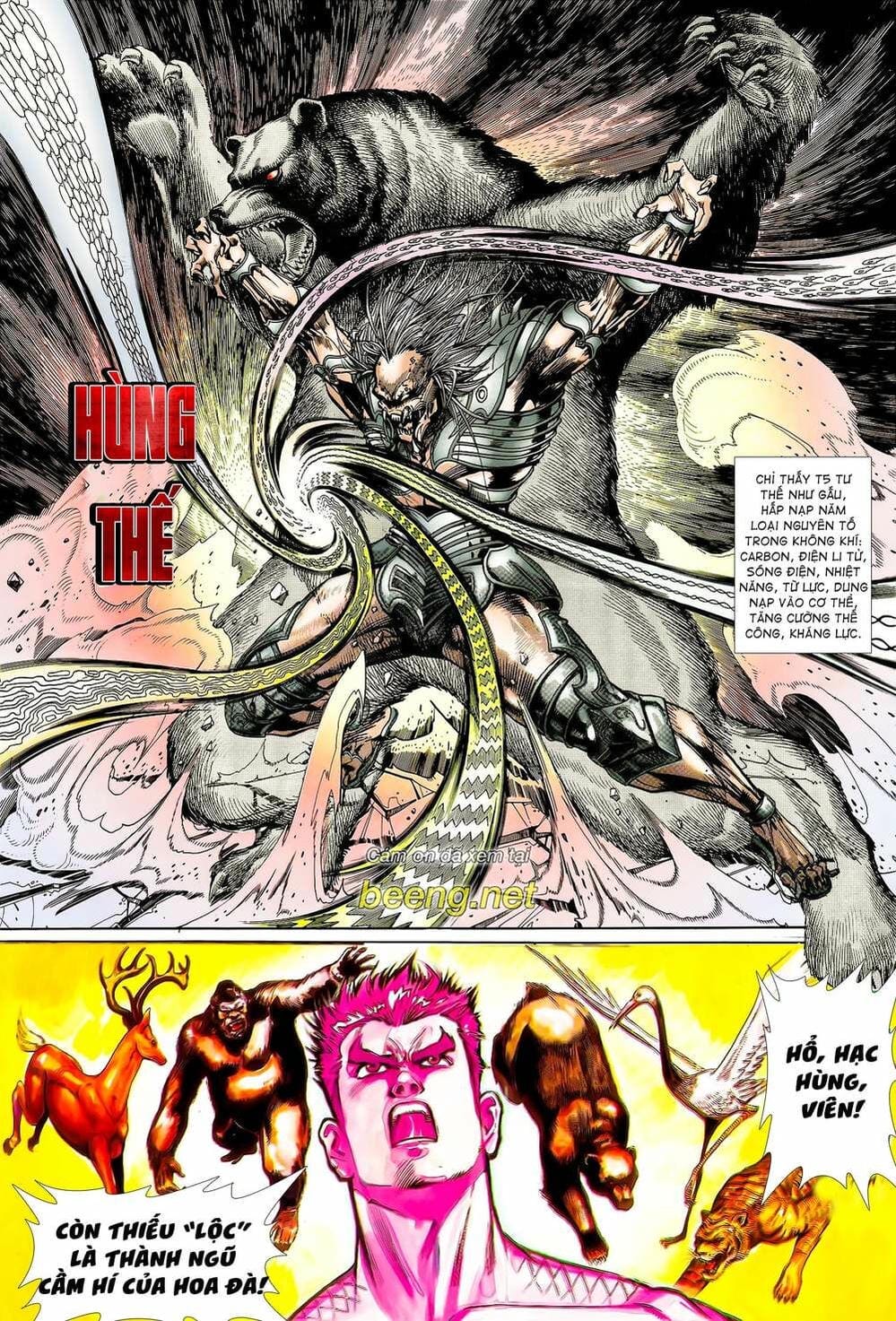 Truyện Tranh Long Hổ 5 Thế trang 8