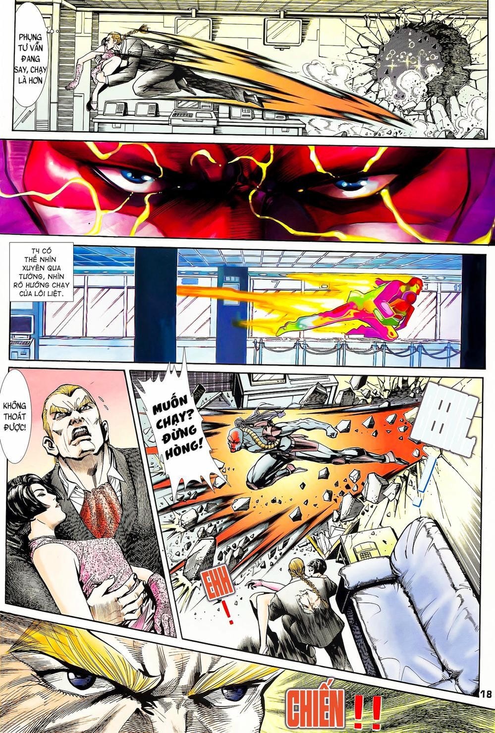 Truyện Tranh Long Hổ 5 Thế trang 8