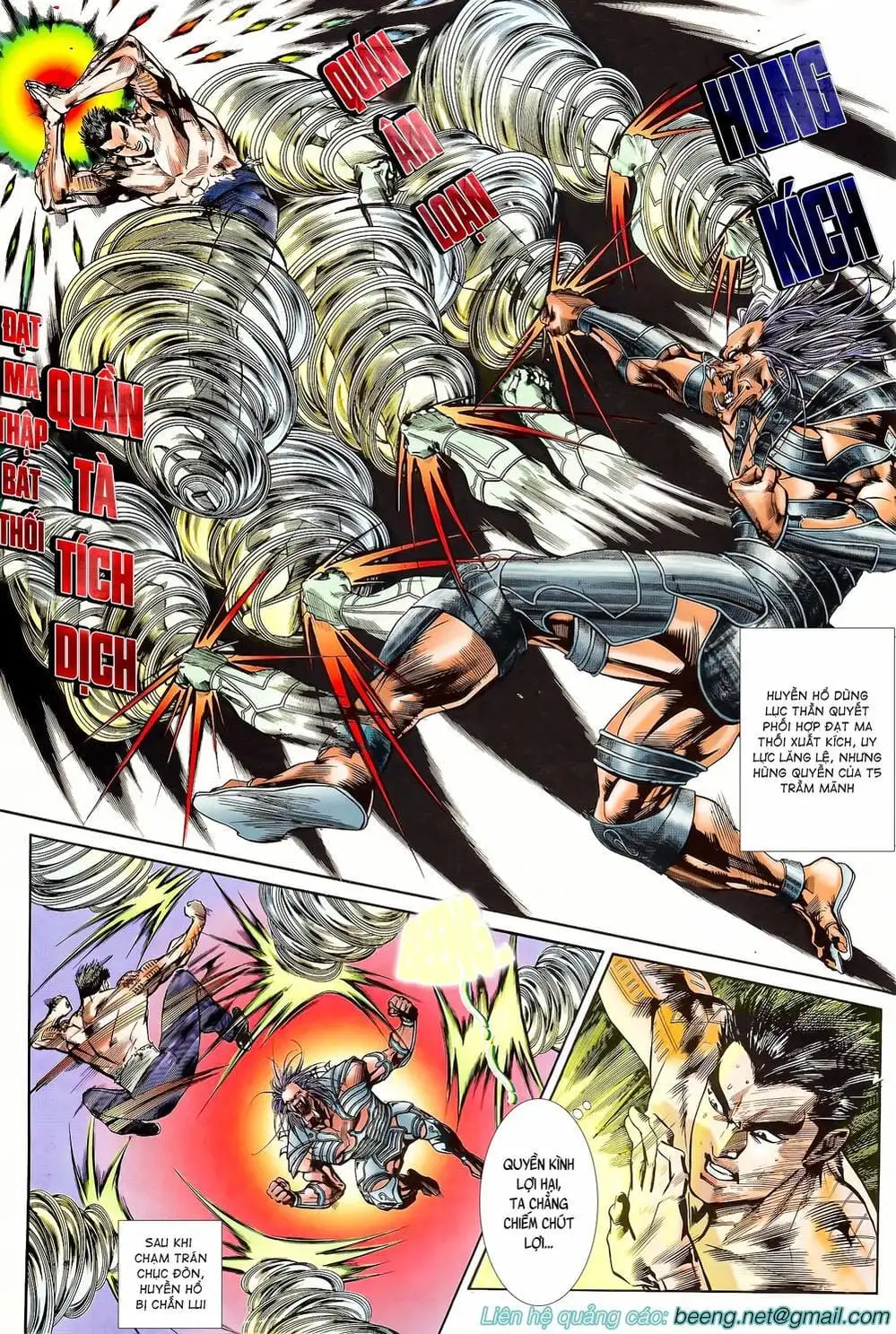 Truyện Tranh Long Hổ 5 Thế trang 8