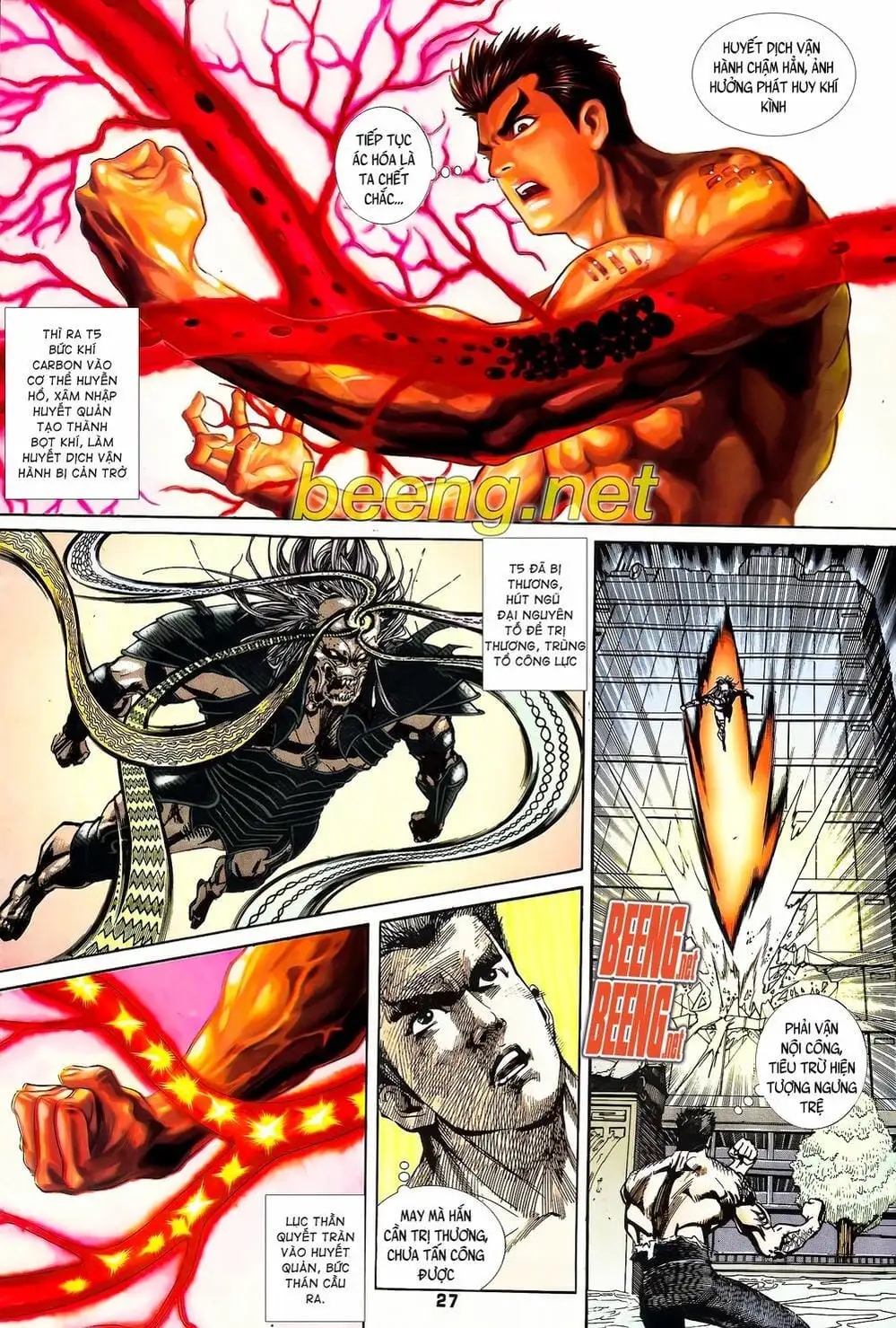 Truyện Tranh Long Hổ 5 Thế trang 8