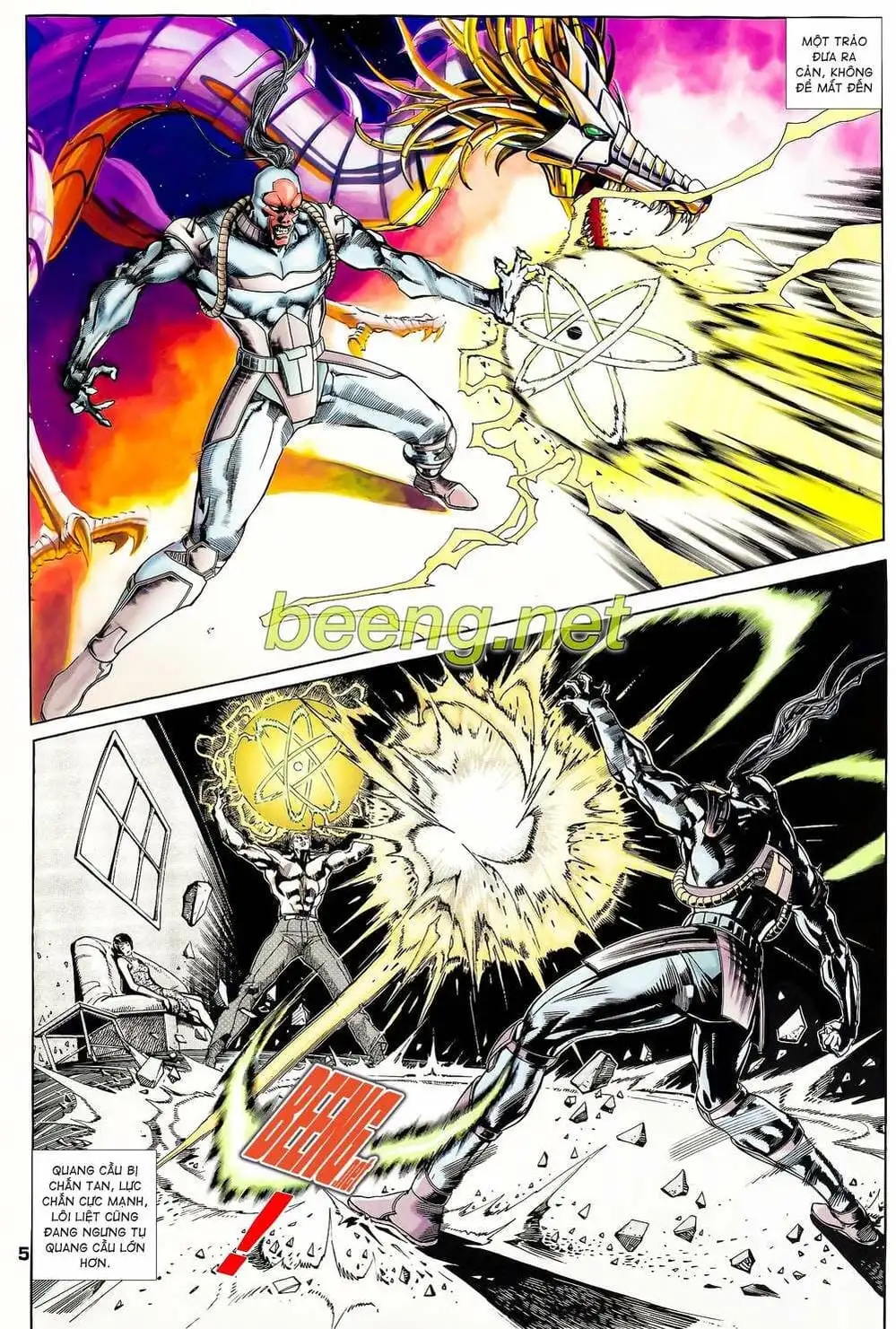 Truyện Tranh Long Hổ 5 Thế trang 8