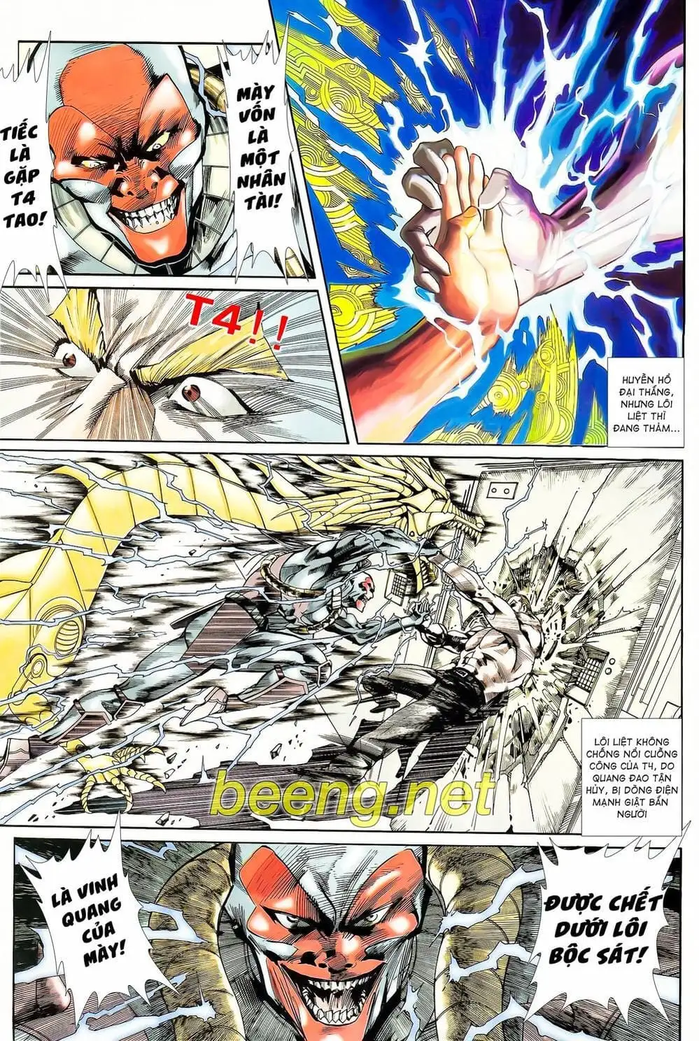 Truyện Tranh Long Hổ 5 Thế trang 8