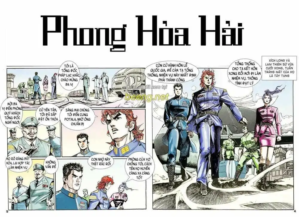 Truyện Tranh Long Hổ 5 Thế trang 8