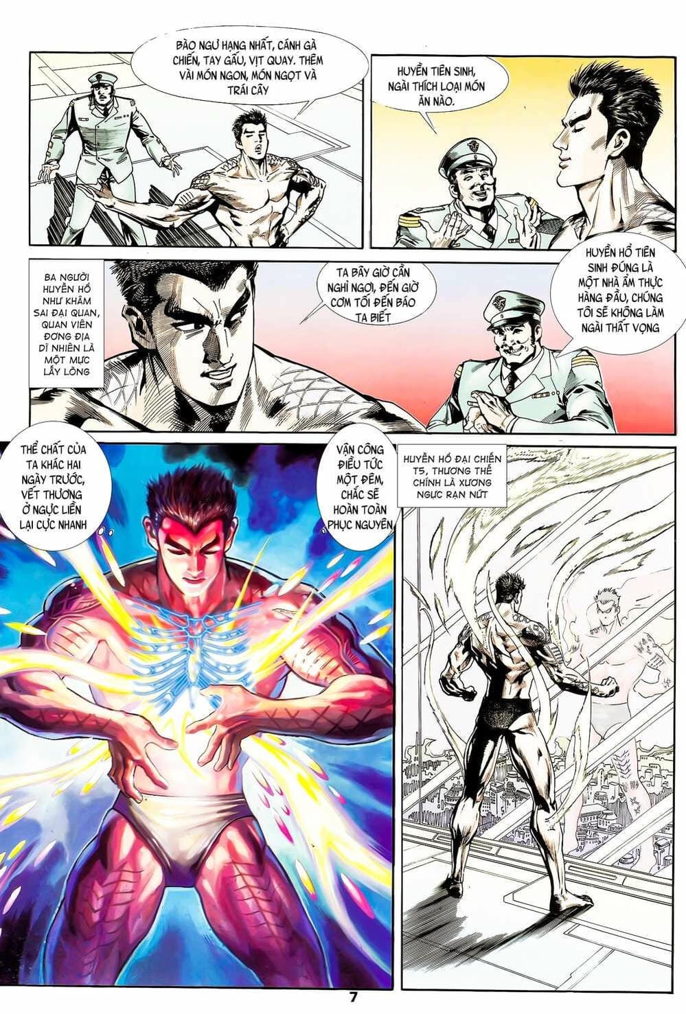 Truyện Tranh Long Hổ 5 Thế trang 8