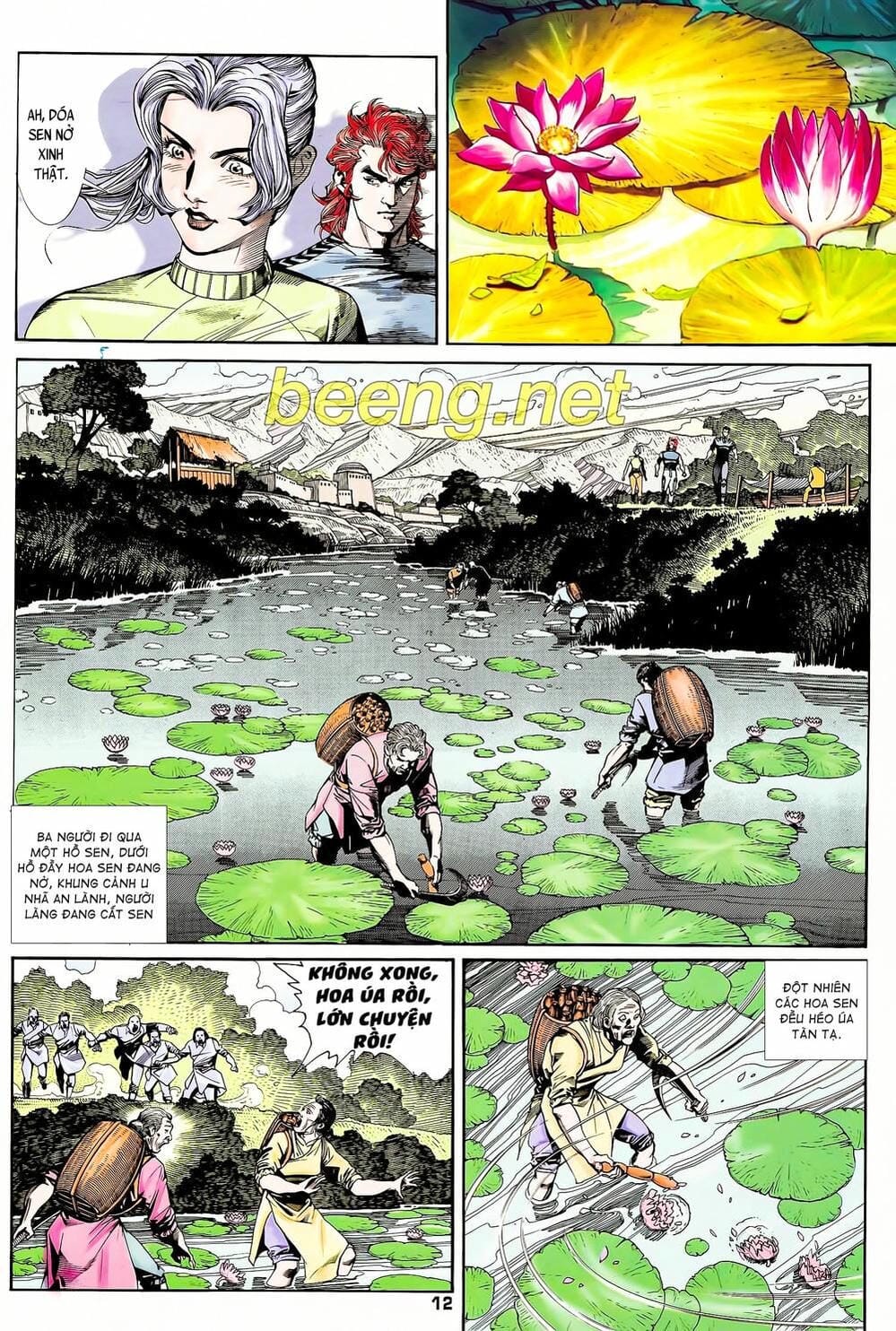 Truyện Tranh Long Hổ 5 Thế trang 8