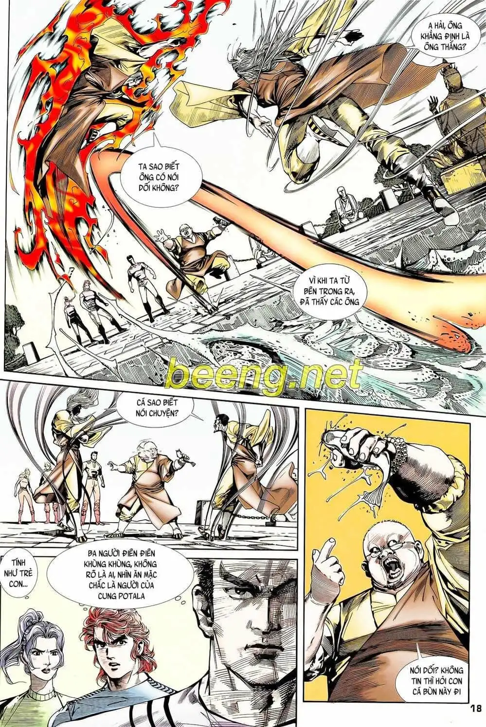 Truyện Tranh Long Hổ 5 Thế trang 8