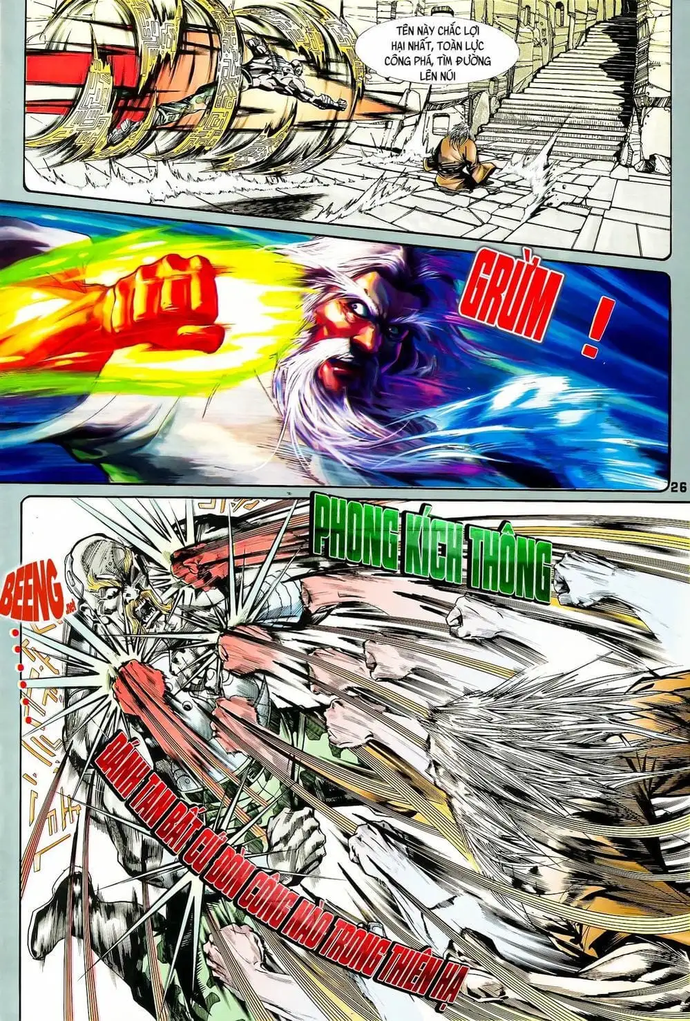 Truyện Tranh Long Hổ 5 Thế trang 8