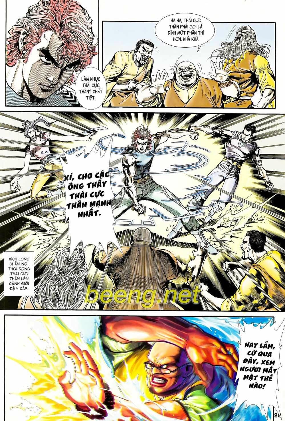 Truyện Tranh Long Hổ 5 Thế trang 8