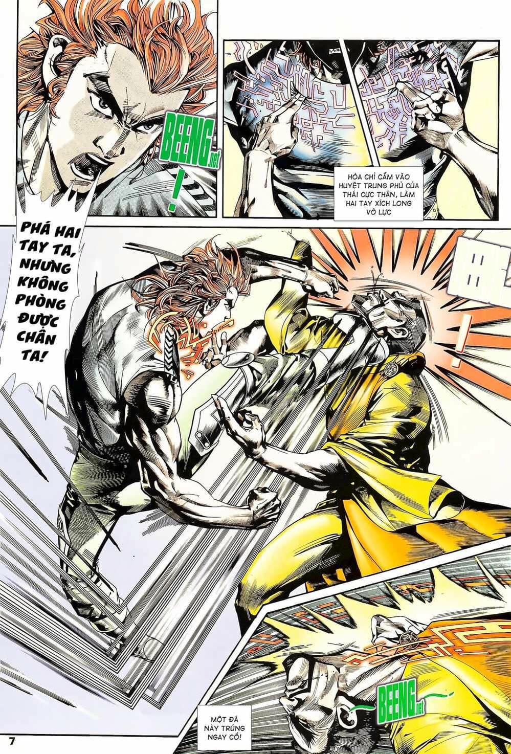 Truyện Tranh Long Hổ 5 Thế trang 8