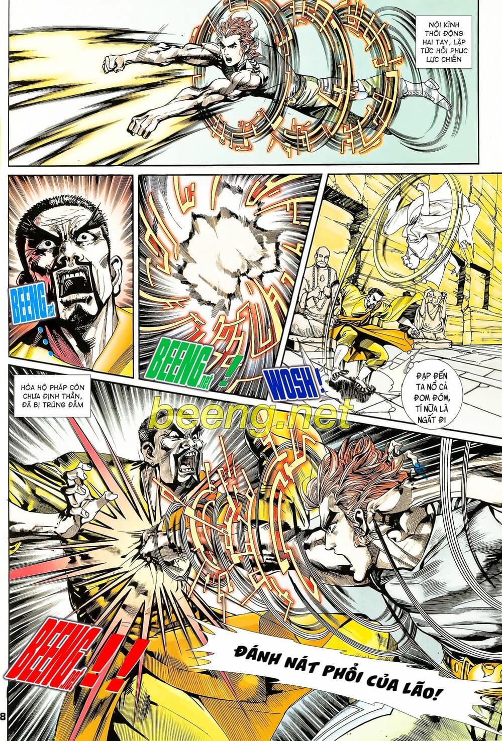 Truyện Tranh Long Hổ 5 Thế trang 8