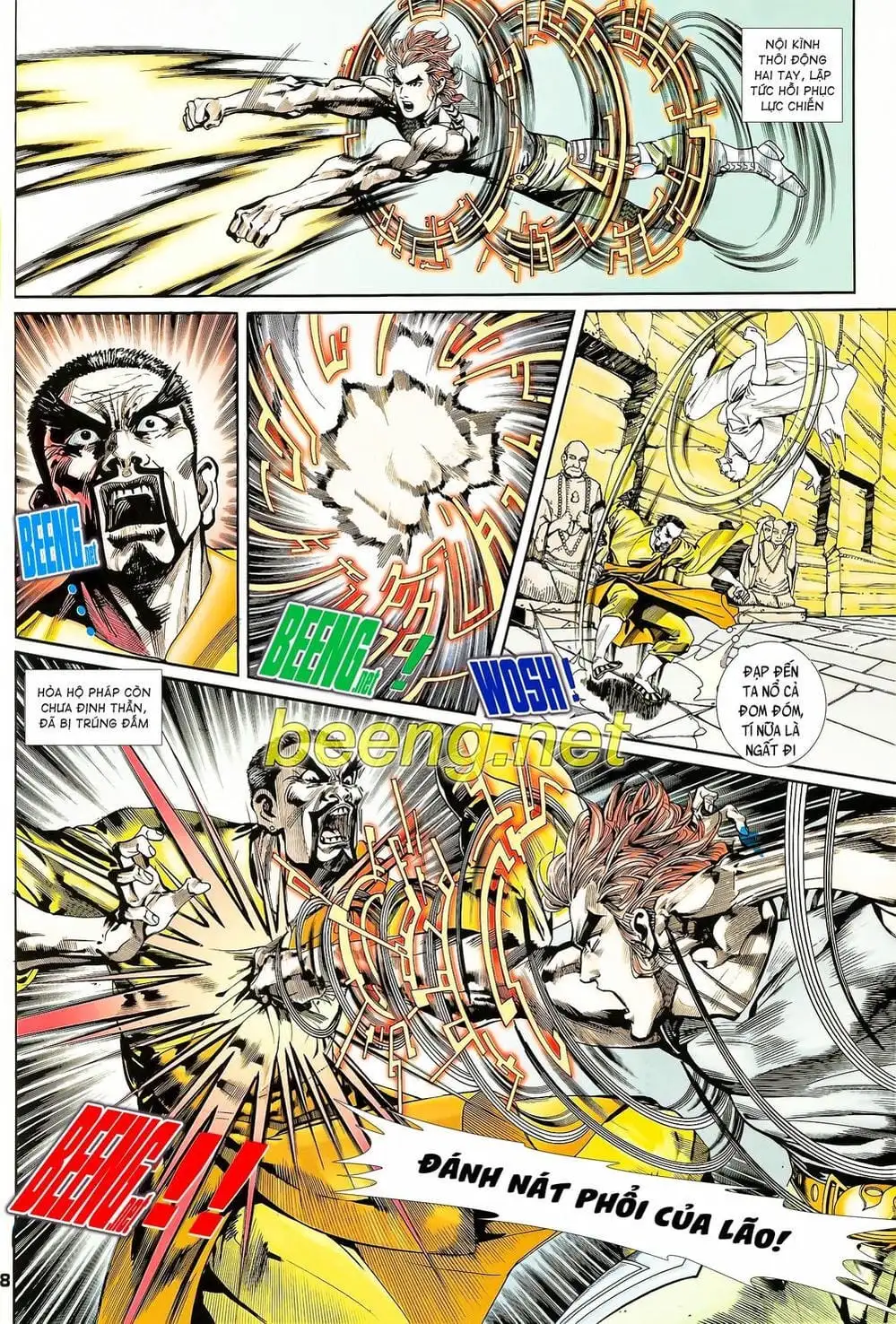 Truyện Tranh Long Hổ 5 Thế trang 8