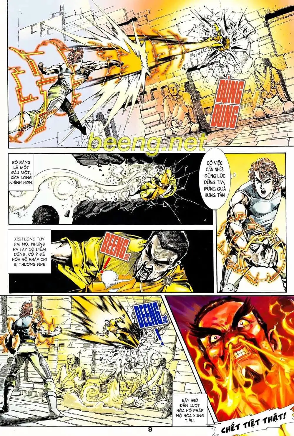 Truyện Tranh Long Hổ 5 Thế trang 8