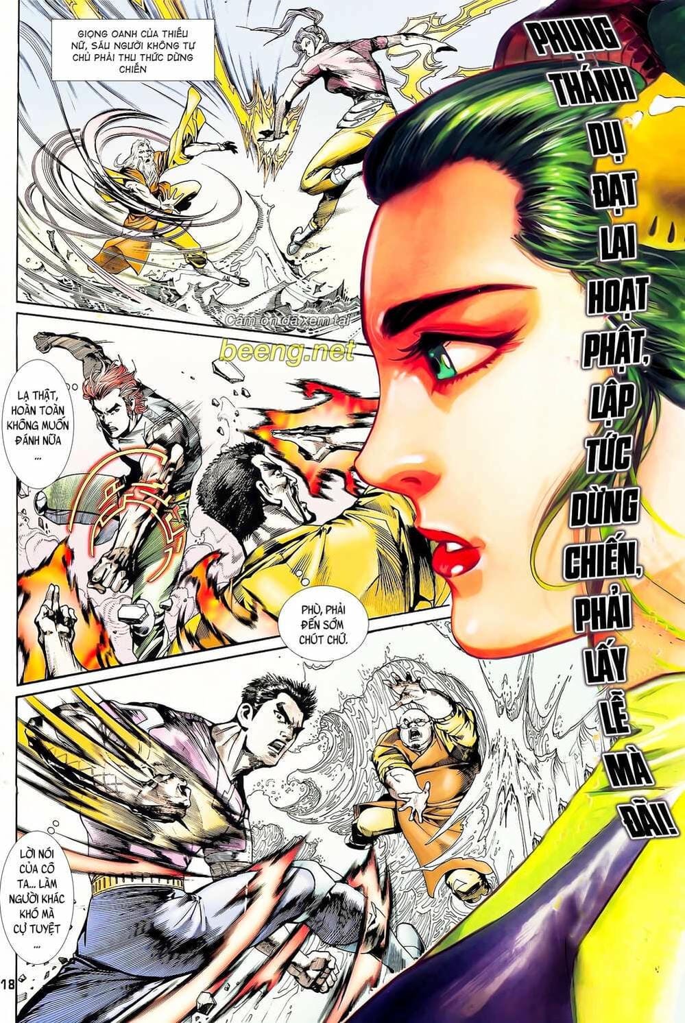 Truyện Tranh Long Hổ 5 Thế trang 8