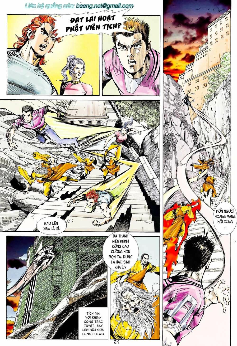 Truyện Tranh Long Hổ 5 Thế trang 8