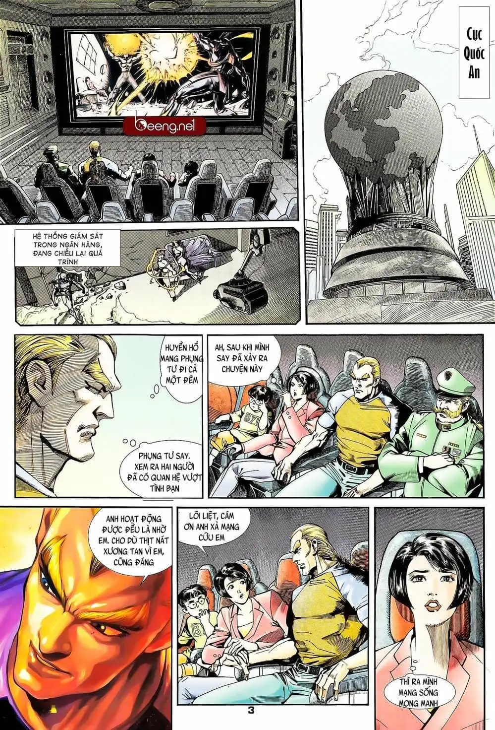 Truyện Tranh Long Hổ 5 Thế trang 8