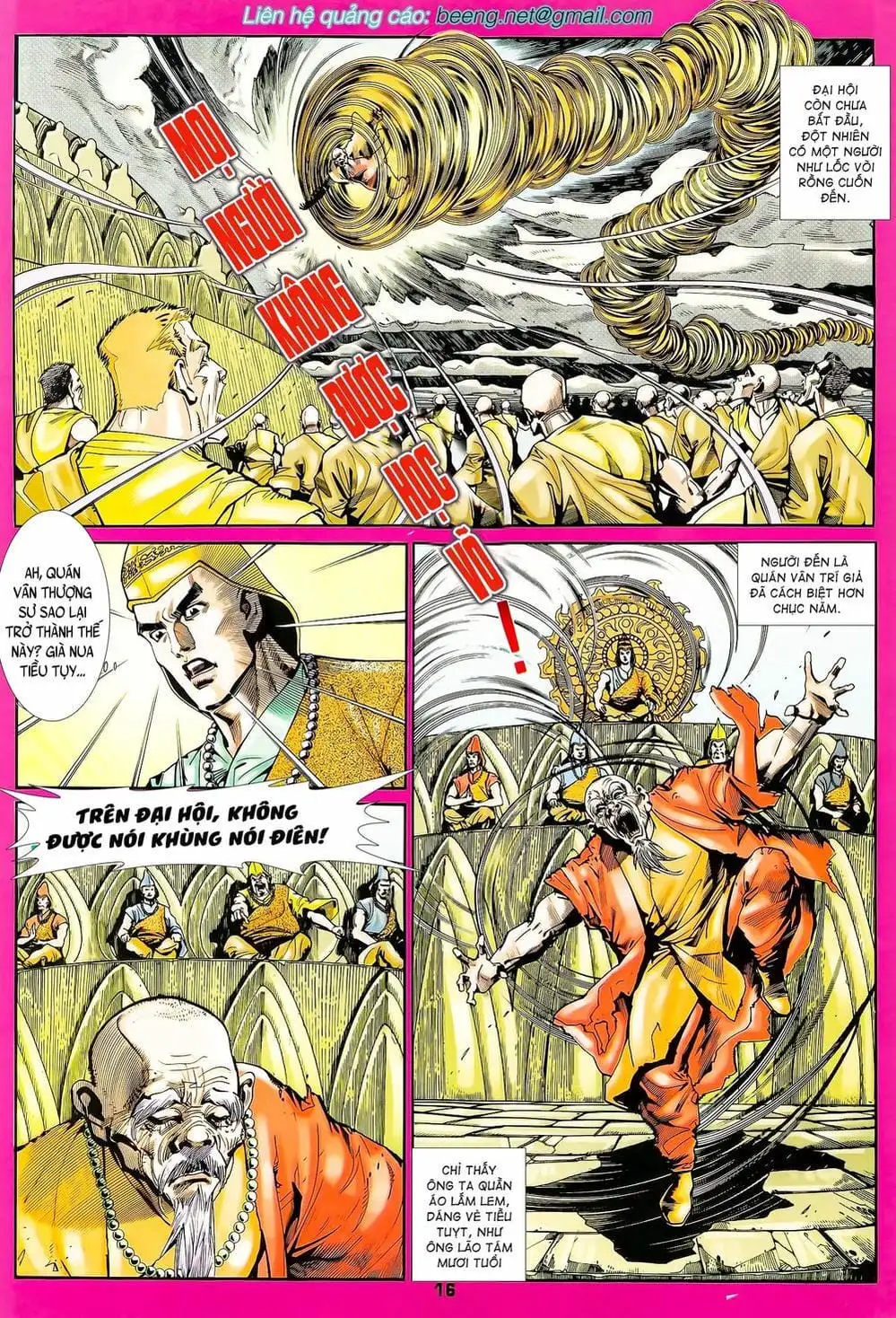 Truyện Tranh Long Hổ 5 Thế trang 8