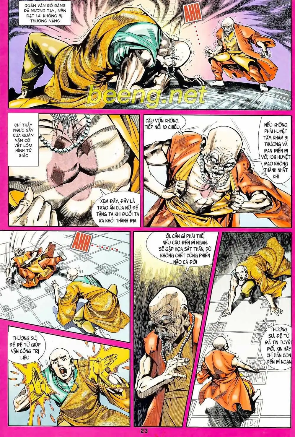 Truyện Tranh Long Hổ 5 Thế trang 8