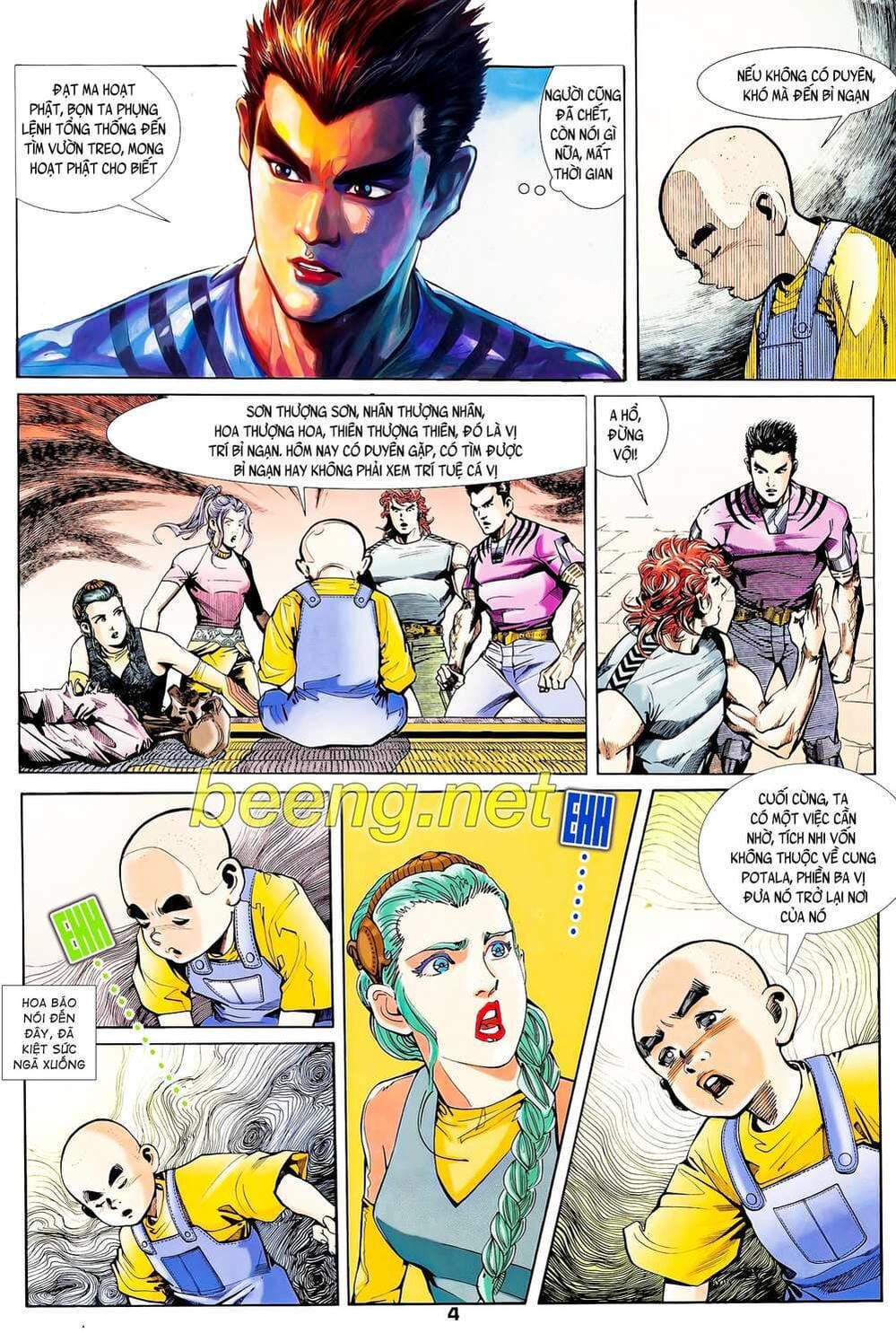 Truyện Tranh Long Hổ 5 Thế trang 8