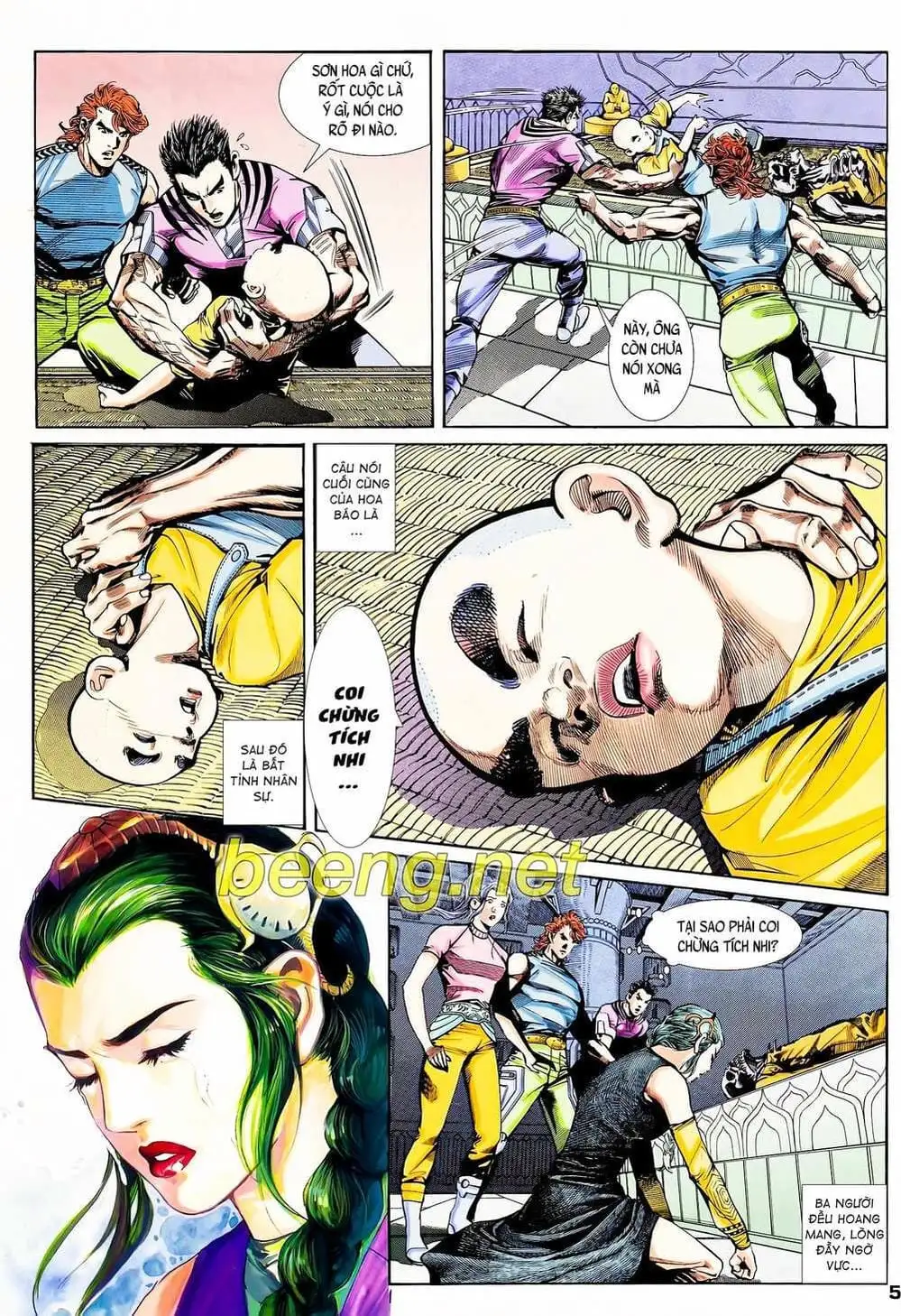 Truyện Tranh Long Hổ 5 Thế trang 8