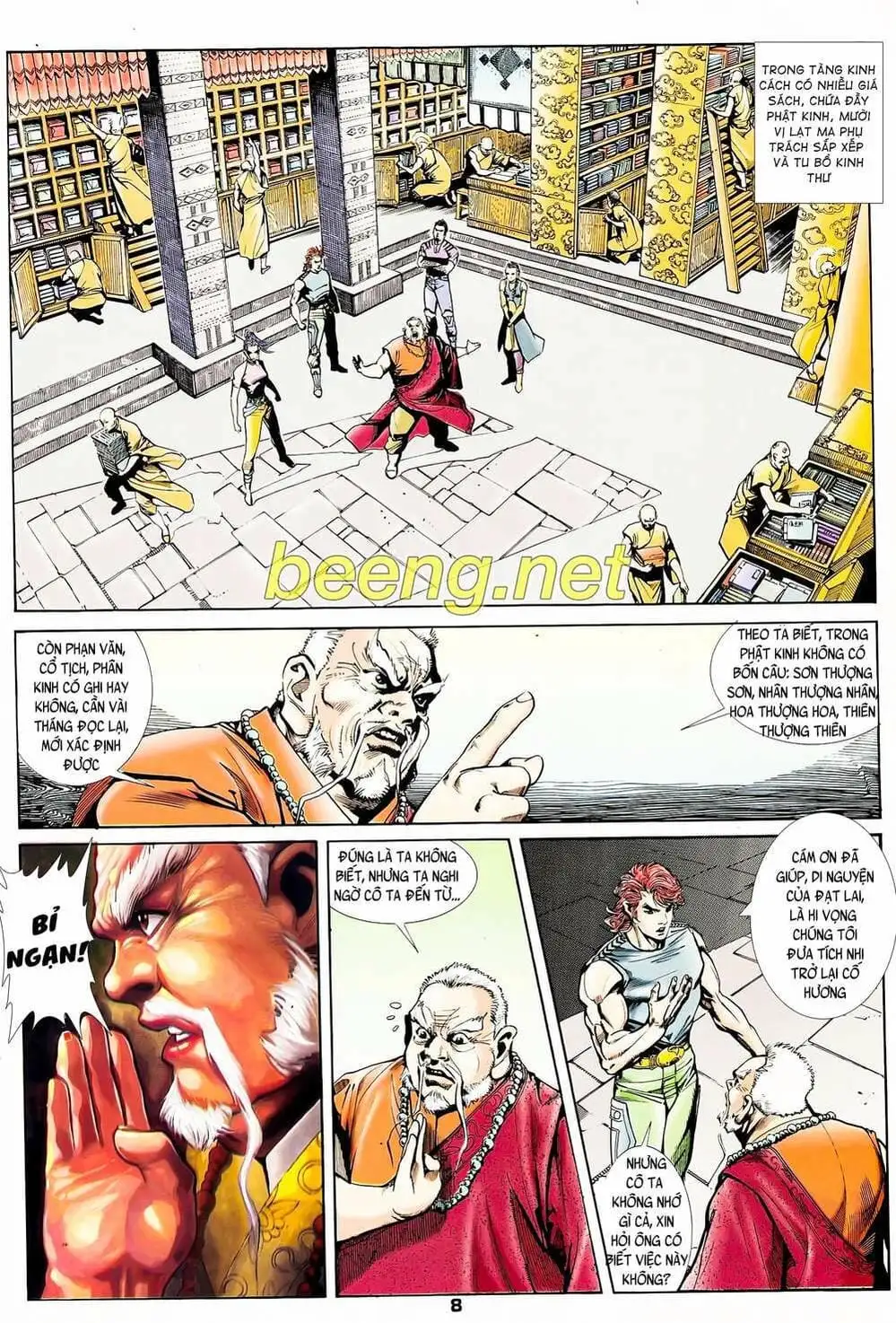Truyện Tranh Long Hổ 5 Thế trang 8