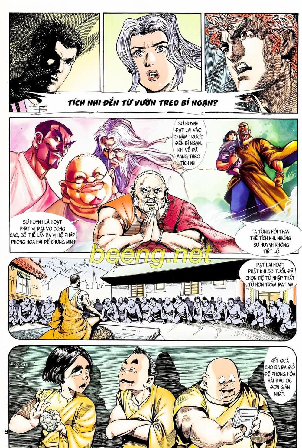 Truyện Tranh Long Hổ 5 Thế trang 8