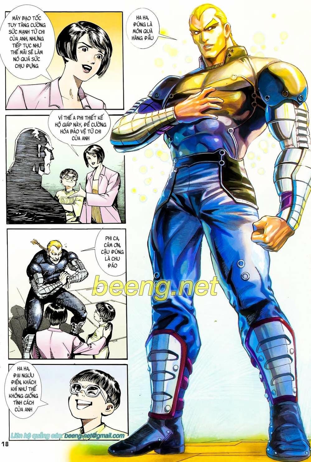 Truyện Tranh Long Hổ 5 Thế trang 8