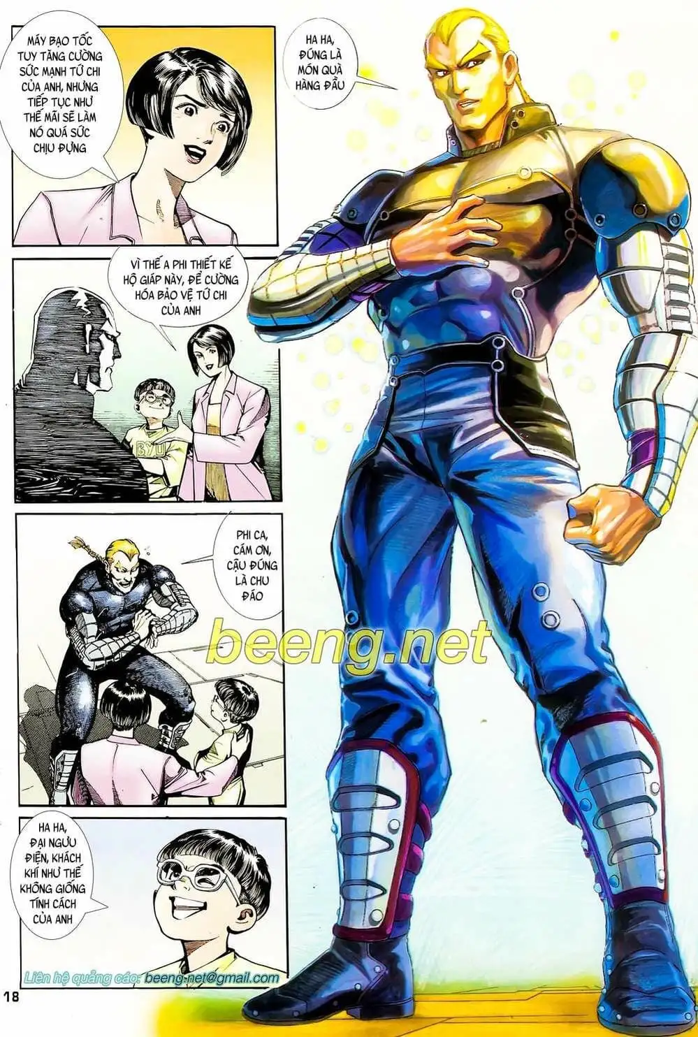 Truyện Tranh Long Hổ 5 Thế trang 8