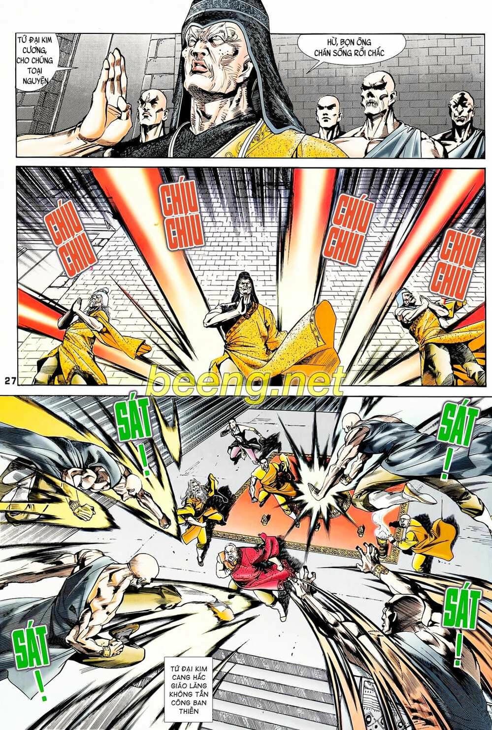 Truyện Tranh Long Hổ 5 Thế trang 8