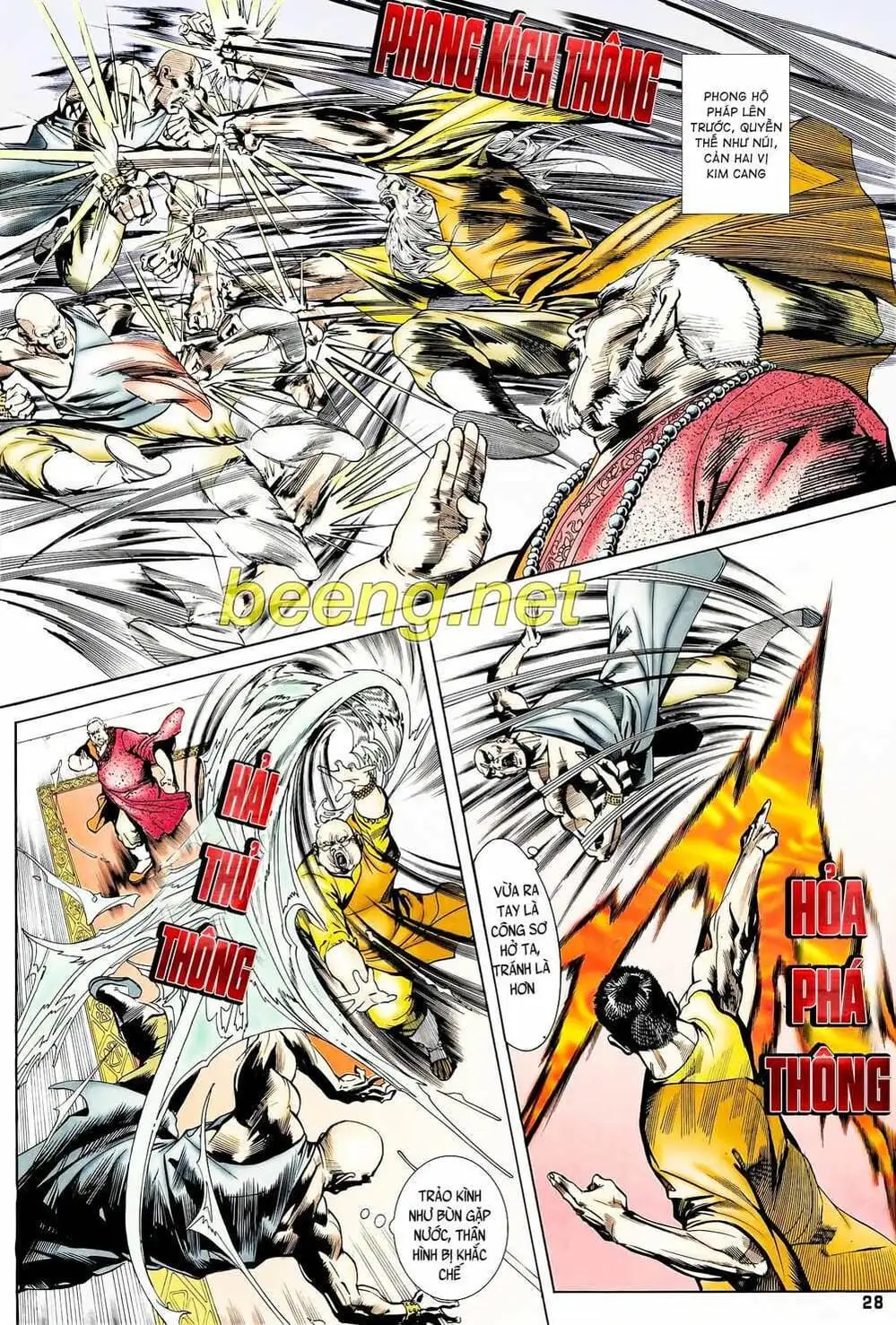 Truyện Tranh Long Hổ 5 Thế trang 8